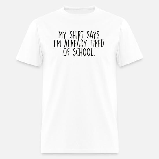 my shirt says it all